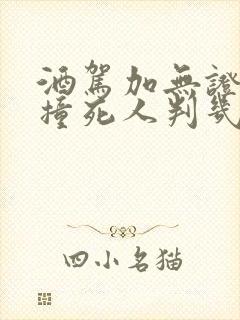 酒驾加无证驾驶撞死人判几年