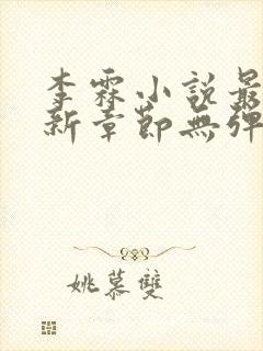 李霖小说最新更新章节无弹窗