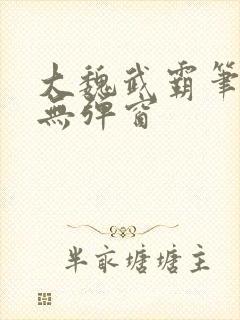 大魏武霸笔趣阁无弹窗