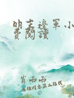 明末边军小兵免费阅读