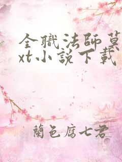 全职法师莫凡txt小说下载