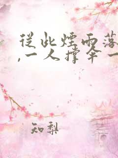 从此烟雨落京城,一人撑伞一人行是什么诗