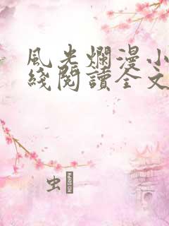 风光烂漫小说在线阅读全文无弹窗