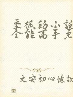 季枫的小说校园全能高手免费阅读