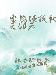 电脑赚钱软件每天50元