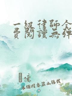 一级律师全文免费阅读无弹窗