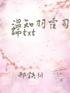 温知羽霍司砚律师txt