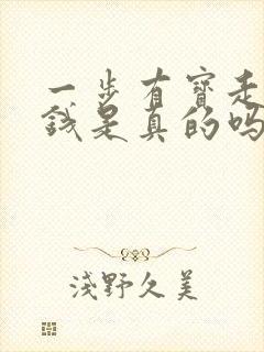一步有宝走路赚钱是真的吗