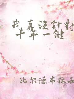 我真没针对法爷 十年一键
