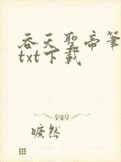 吞天圣帝笔趣阁txt下载