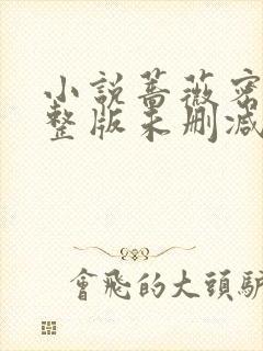 小说蔷薇密码完整版未删减小说