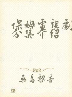 保姆电视剧剧情分集介绍