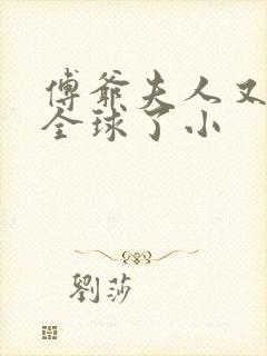 傅爷夫人又惊艳全球了小