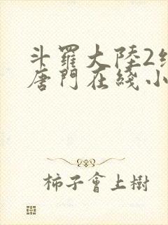 斗罗大陆2绝世唐门在线小说