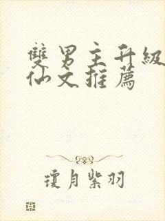 双男主升级流修仙文推荐