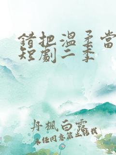 错把温柔当情深短剧二季