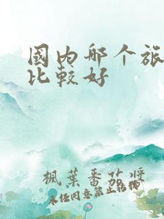 国内哪个旅行团比较好