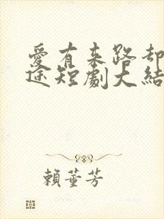 爱有来路却无归途短剧大结局