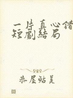 一片真心错付君短剧结局