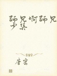 师兄啊师兄共多少集