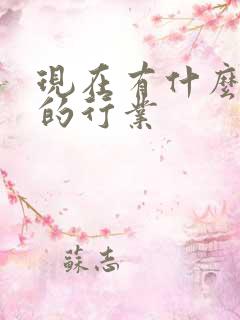 现在有什么挣钱的行业