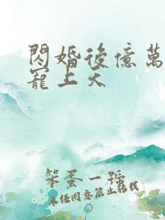 闪婚后亿万总裁宠上天