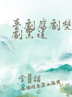 台剧腐剧双男主剧黑道