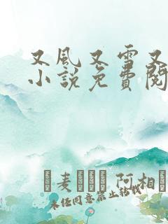 又风又雪又见月小说免费阅读全文
