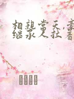 相亲当天,豪门继承人拉着我领证全本
