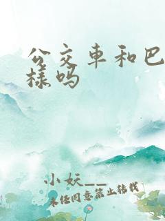 公交车和巴士一样吗