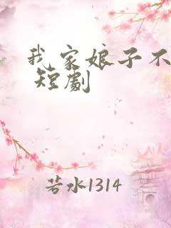 我家娘子不对劲 短剧