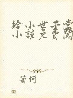 给小世子当后妈小说免费阅读全文