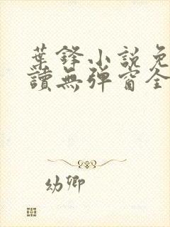 叶锋小说免费阅读无弹窗全文