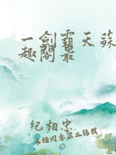 一剑霸天苏信笔趣阁最