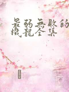 最弱无败的神装机龙全集