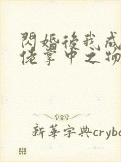 闪婚后我成了大佬掌中之物