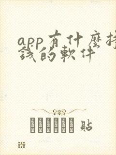 app有什么挣钱的软件