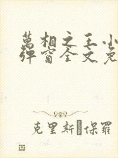 万相之王小说无弹窗全文免费阅读