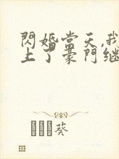 闪婚当天,我怀上了豪门继承人免费下载