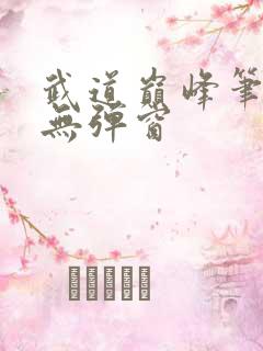 武道巅峰笔趣阁无弹窗