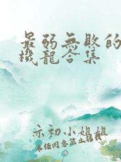 最弱无败的神装机龙合集