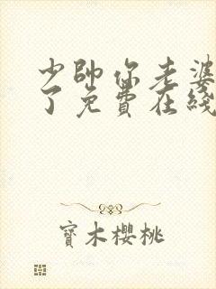 少帅你老婆又跑了免费在线