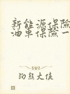 新能源保险和燃油车保险一样吗