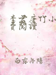 李君唐竹小说免费阅读