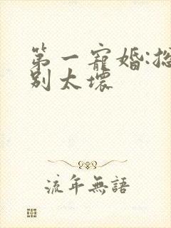 第一宠婚:总裁别太坏