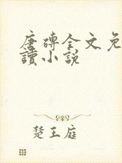 唐砖全文免费阅读小说