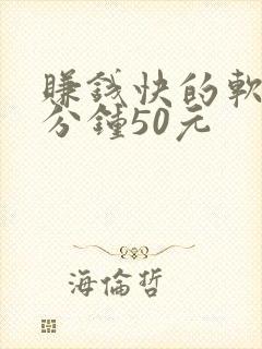 赚钱快的软件一分钟50元
