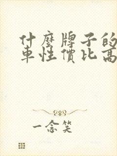 什么牌子的电动车性价比高不容易坏