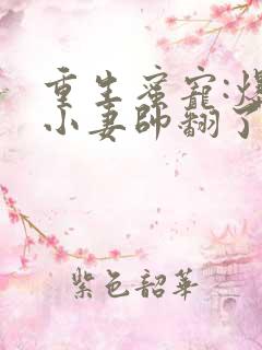 重生蜜宠:爆甜小妻帅翻了