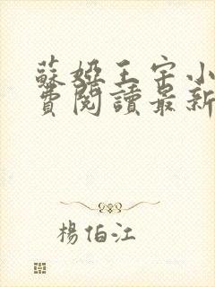 苏娅王宇小说免费阅读最新章节更新时间